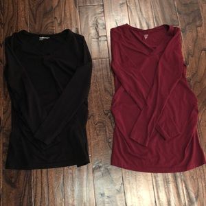Long Sleeve Maternity Shirts